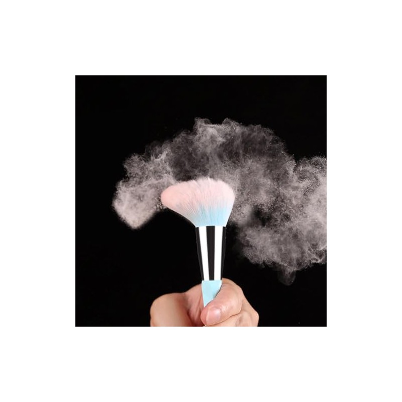 Juego de brochas de maquillaje de 15 piezas con 3