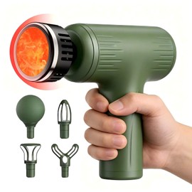 JOYSUWERUN Massage Gun with Heat, Powerful Warming Massage, Home & Travel