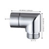 Qianly G1/2 Shower Elbow Adapter Coupling, Bathroom Fixtures, Pipe Fittings,