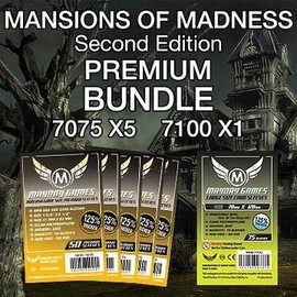 Mayday Games Mansions of Madness 2nd Edition Game Accessory- Premium Card Sleeve Bundle