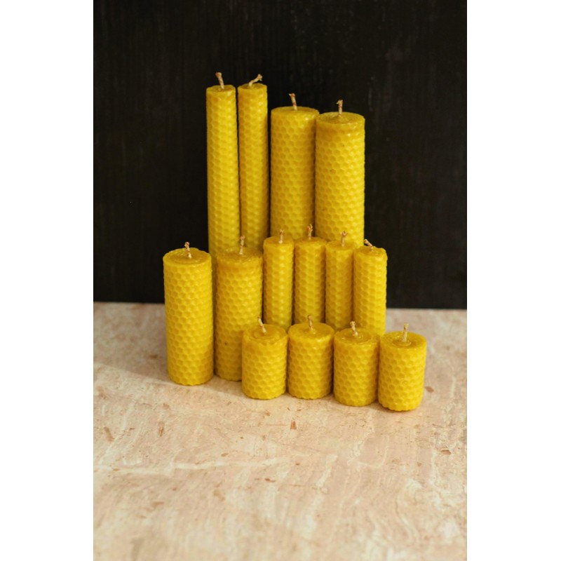 Velas De Miel Paquete Mix #1 Contiene 14 Piezas