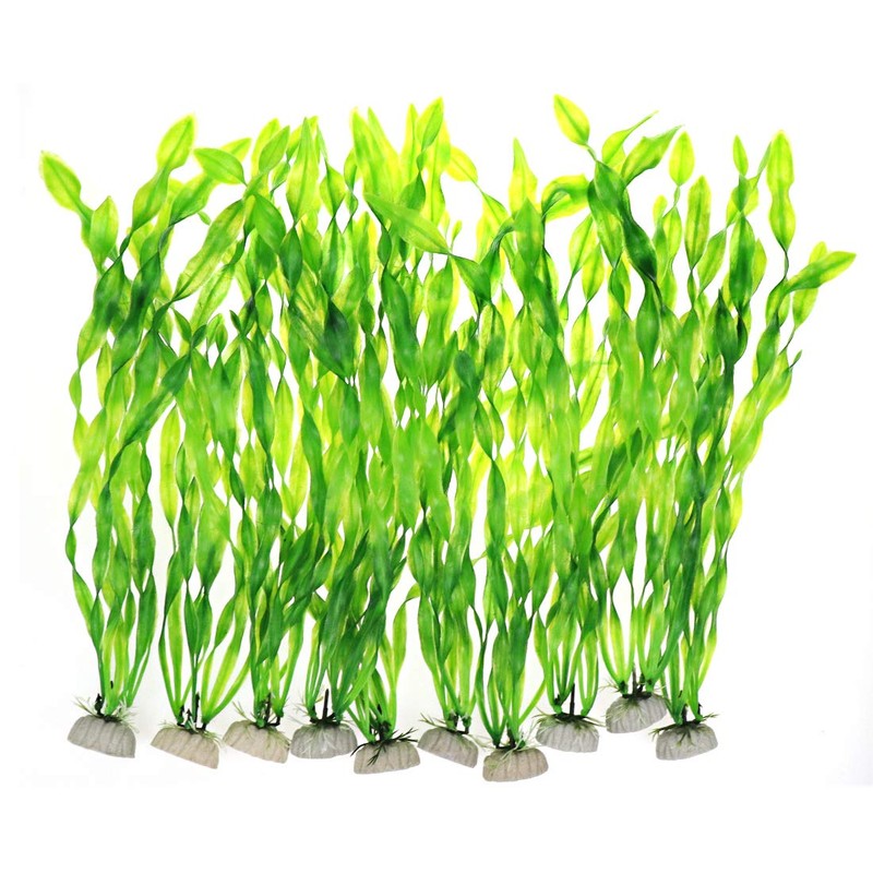 Bitray Artificial Seaweed Decor, Simulation Plastic Seaweed Water Plants Kelp