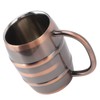 Stainless Steel Beer Mug Double Layer Insulation Multipurpose Safe Ergonomic