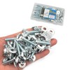 Yoliko 20 Sets (80 Pcs Total) Silver Zinc Coated 1/4"-20