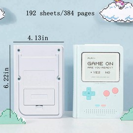 365 Days A6 Undated Daily Planner mini Cute Diary Appointment Book Notebook Game Design Journal Notebook (blue)