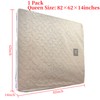 JUNESHE Queen Mattress Bag for Moving and Storage-3 Mil Zipper