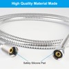 Hibbent All Metal Shower Hose 90 inch (7.5 ft) Bathroom