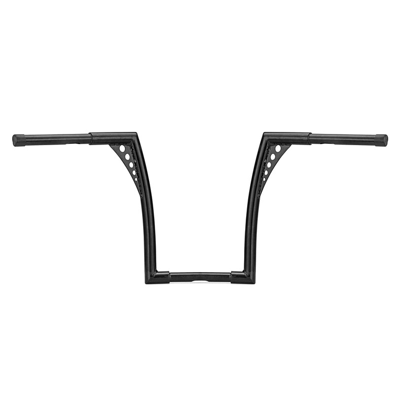 WSays Gloss Black 10" Rise Ape Hangers Handlebar 1-1/4" Diameter