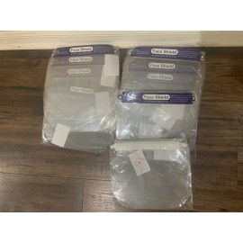 Unbranded Set Of 2 PCS Anti Air Face Shiel,Unisex Mouth Cover,  Protective With Clear Film