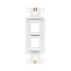 Tripp Lite Decora Wall Plate Insert, Decorative Center Plate, Vertical