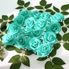 Vignor 100 Pcs Artificial Flowers Green Leaf Bulk Faux Greenery