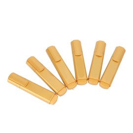 6 Pcs Highlighters Eco Friendly Shiny Delicate Gold Color Metallic Glitter Highlighter Marker Pen