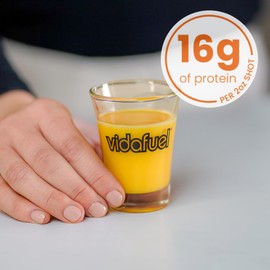 Vidafuel Protein Drink, 16g Protein Per 2oz Shot, 32 fl oz Carton, Berry, Collagen and Whey Drink, No Artificial Sweeteners