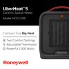 Honeywell UberHeat 5 Portable Ceramic 1500W Space Heater. Indoor space