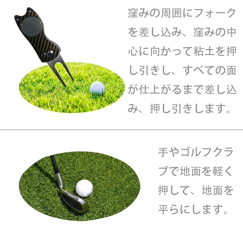 Golf Tee Folding Golf Green Fork Golf Fork Golf Course