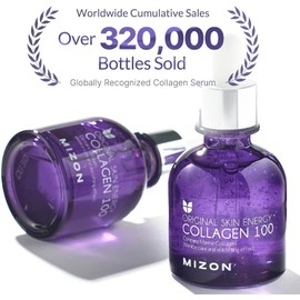 [MIZON] COLLAGEN 100 (30ml) Korean Skincare - Marine collagen serum - Intensive anti-aging treatment - Reduces wrinkles & fine lines - Hydration & Elasticity - Natural ingredients