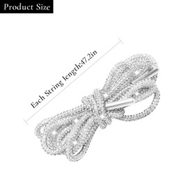 Junwapy Glitter Shoe Laces Rope 2PCS Glitter Shoe Laces, Rhinestone Rope Shoe Laces Shoe Strings Shiny Hoodie String Replacement Drawstring Cords for Shoe Laces Sweatpants Trunks Bags Accessories