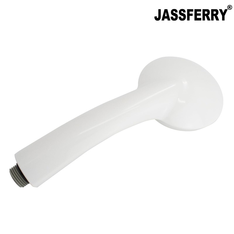 JASS Ferry White Single Function Handheld Shower Head Replacement Bathroom