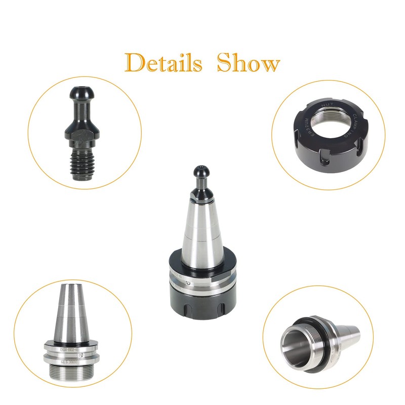 findmall ISO30 ER32-45L Chuck Tool Holder Balance Collet Chuck G2.5