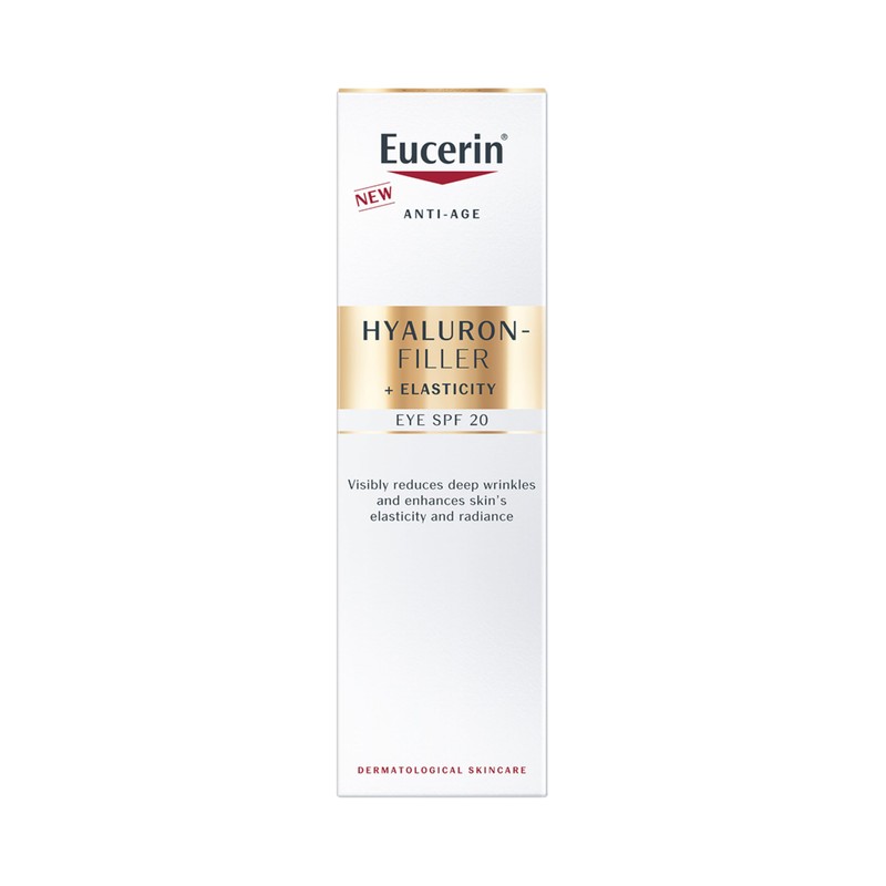 Eucerin Hyaluronic Filler + Elasticity Contorno Ojos SPF15+ 15 ml
