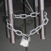 80cm Bicycle Chain Lock, Durable Padlock and Chain, Security Chain