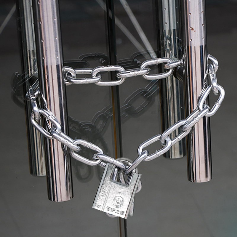 80cm Bicycle Chain Lock, Durable Padlock and Chain, Security Chain