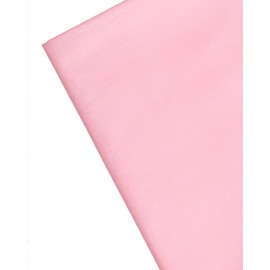 Plain Baby Pink Fabric - 45 inch / 112 cm Wide - for Dressmaking, Art & Craft, Sewing - 1 Metre