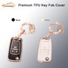 Koaudb Car key fob cover with key fo, black