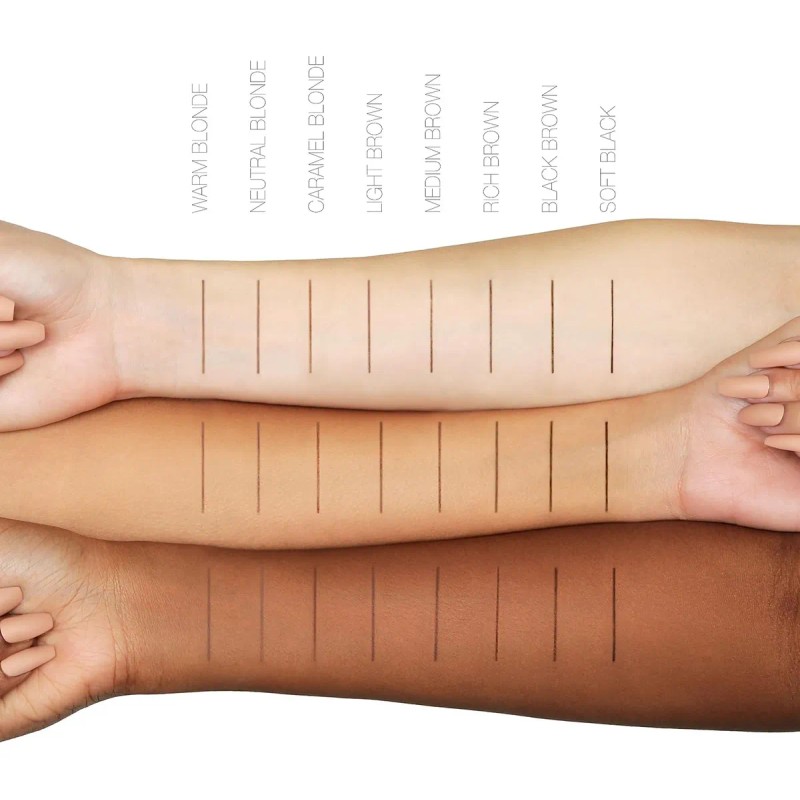 Huda Beauty #bombbrows Microshade - Lápiz De Cejas Suave Neg