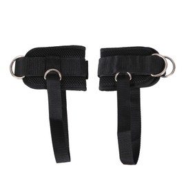 GRIRIW 1 Pair Ankle Buckle Straps Workout Pad Leg Gym Support Ankle Exercise Bands Ankle Band Ankle Safety Band Diving Cloth Black