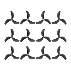 BETAFPV Gemfan 2218 3-Blade Propellers Ultra-Lightweight FPV Drone Propeller with 1.5 mm Shaft Hole Compatible with 1104 7200KV Brushless Motor Pavo20 Pro Frame - Black - Pack of 12