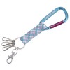Captain Stag UM-1810 Key Ring with Carabiner Fine Check