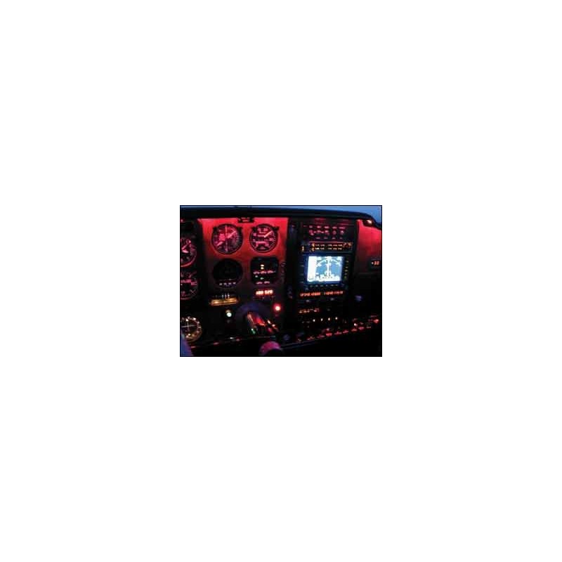 Pilotlights.net Dual Color (Red/White) LED Light Strips Auto Airplane Aircraft