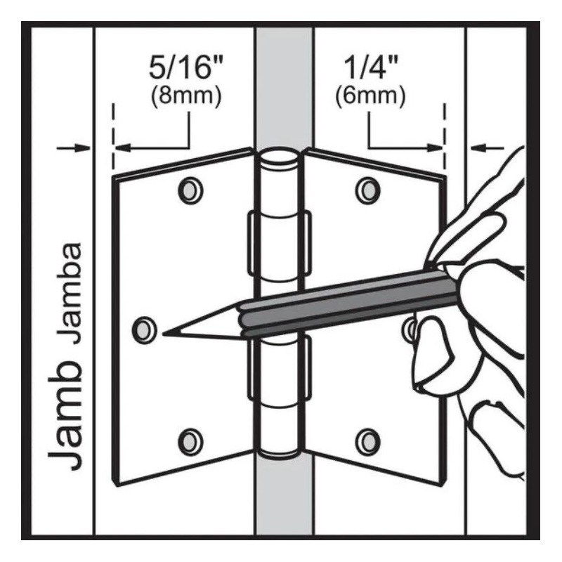 Everbilt 3-1/2" Satin Nickel 5/8" Radius Smooth Action Door Hinges,