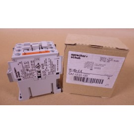 SPRECHER & SCHUH CA7-12-01-120 Contactor 1N.C. Aux 3P 120V 12A Ser. A