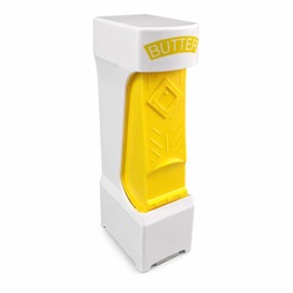 One Press Butter Cutter Slicer for 4 oz East Coast Sticks, Yellow