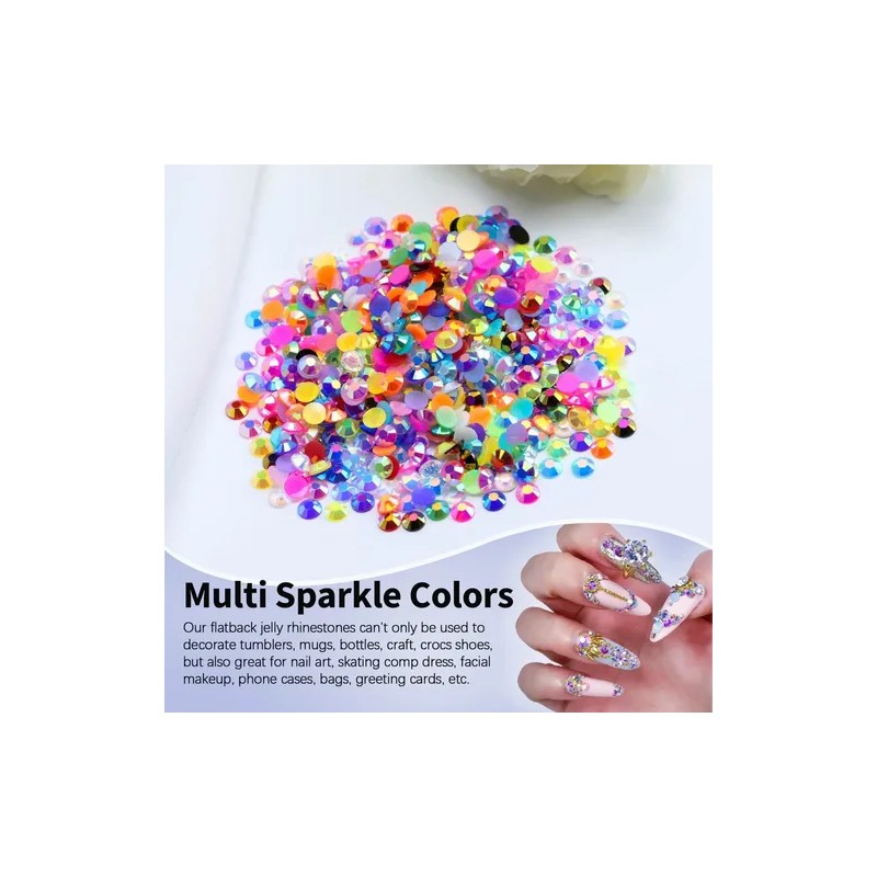 Piedras Decorativas Cristales Para Uñas Resina Ss30,1000pcs