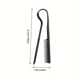XINCHENG 2Pcs Straightening Comb, V Shaped Styling Hair Comb, Salon Hair Brush Combs for Hairdressing Styling, Hairdresser Comb Perfect for Salon and Home Use