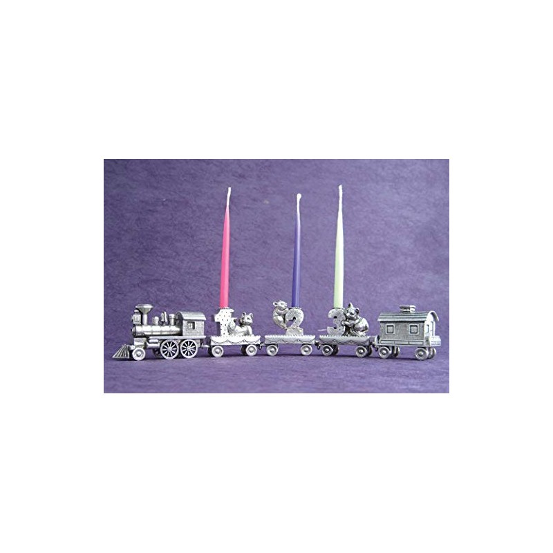 DANFORTH - Birthday Train Candleholder (2 - Mouse) - Handcrafted