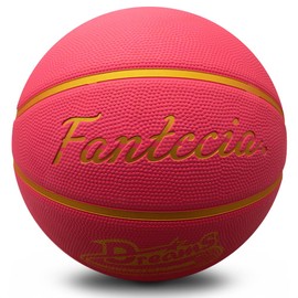 Fantecia Basketballs with Pump Size 7, Street Basketballs for Indoor Outdoor Training, Women Men Adult Use
