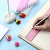 EBOOT 2 Pack Plastic Ruler Straight Ruler Plastic Measuring Tool