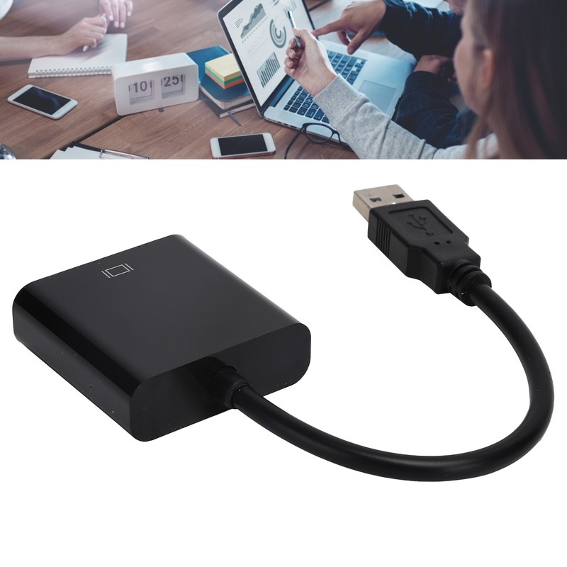 USB3.0 to VGA Converter 5Gbps HD 1080P Adapter Cable 15Pin