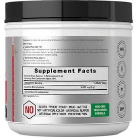 Horb ach Creatine Monohydrate Powder, 500 Grams (1.1 Lb)