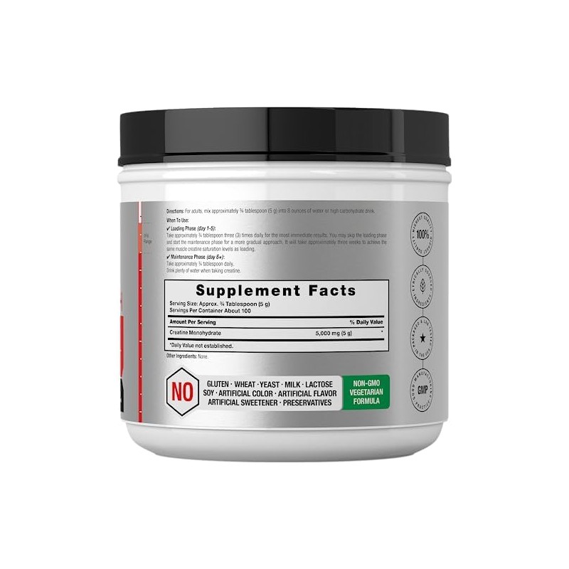 Horb ach Creatine Monohydrate Powder, 500 Grams (1.1 Lb)
