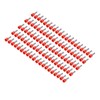 100PCS Insulated Round Tube Terminal Copper Crimp Connector 8AWG E10‑12