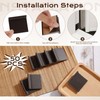 Pangda 10 Pcs Door Corner Seal, Self Adhesive Frame Door