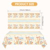 3Pcs Here Comes The Son Baby Shower Decorations Tablecloths Plastic