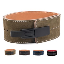 10MM Weight Power Lifting Leather Lever Pro Belt Gym Training Black-Weightlifting Belt for Men and Women – Power Lifting Workout & Squats Exercise