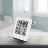 infactory Bathroom Hanging Clock: Set of 2 Bathroom Clock Thermo/Hygrometer