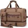 WITZMAN Canvas Weekender Bag Mens Overnight Bag for Traveling Carry